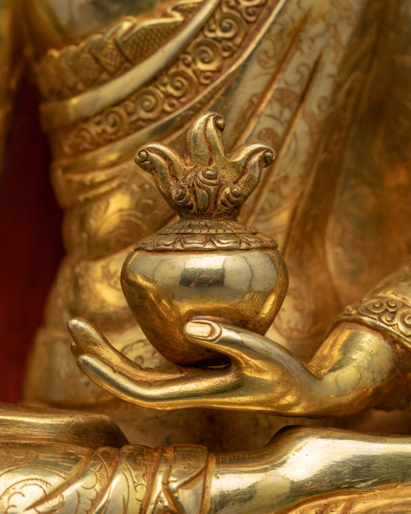 Three Wise Buddha Sculptures | Shakyamuni Buddha | Medicine Buddha | Amitabha Buddha