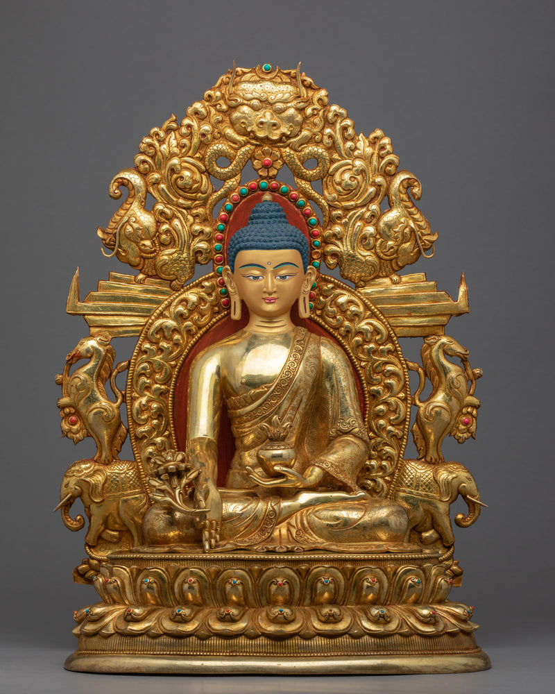 Three Wise Buddha Sculptures | Shakyamuni Buddha | Medicine Buddha | Amitabha Buddha