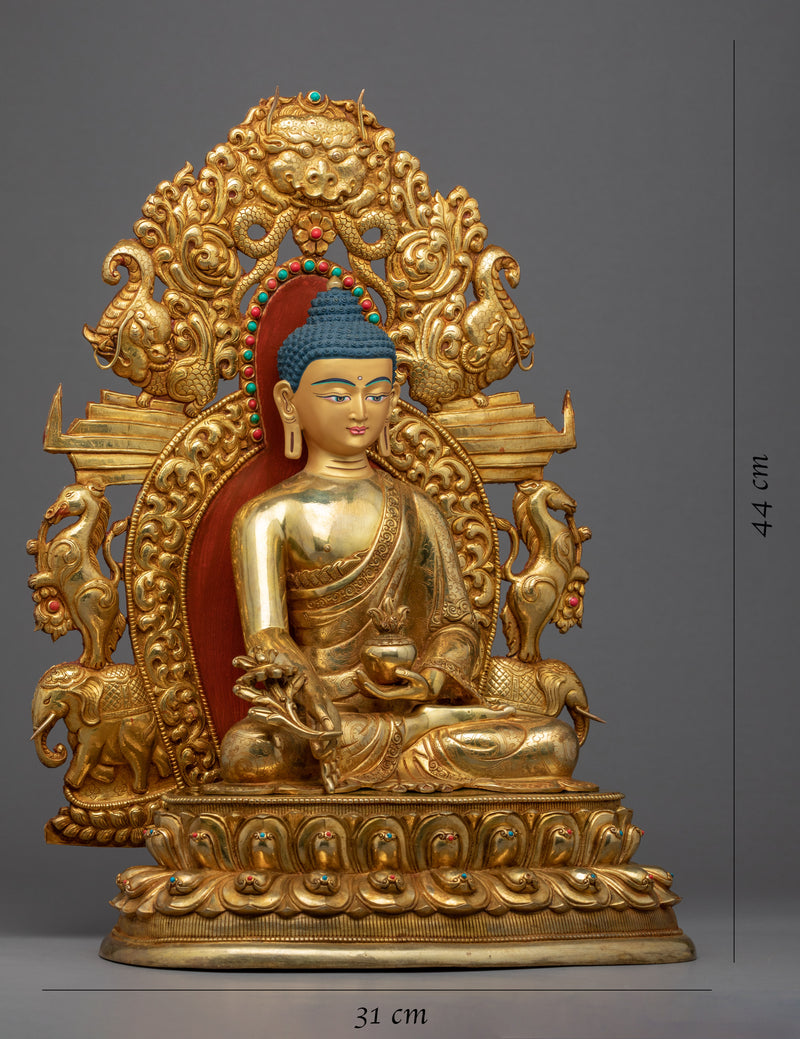 The Medicine Buddha Sculpture | Bhaisajyaguru | Buddhist Statue