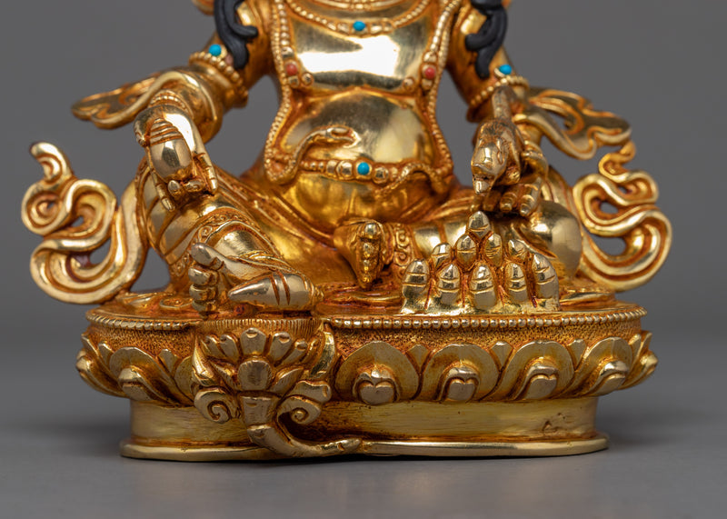 Dzambhala Sculpture Nepal | Buddhist Wealth Deity