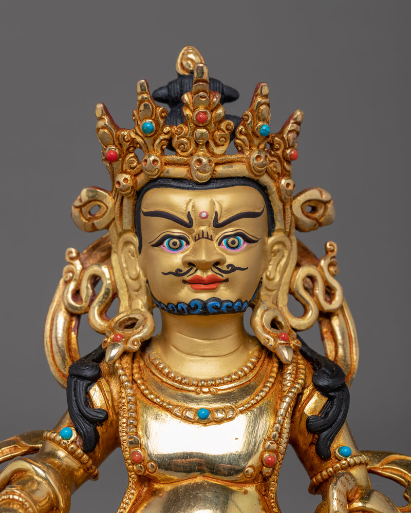 Dzambhala Sculpture Nepal | Buddhist Wealth Deity