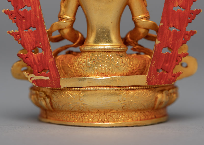 Mini Amitayus Sculpture | Himalayan Buddhist Art