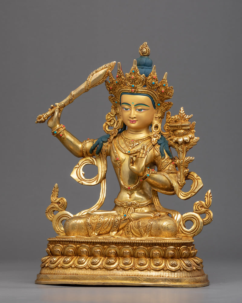 Manjushri Buddha Of Wisdom | Himalayan Buddhist Art