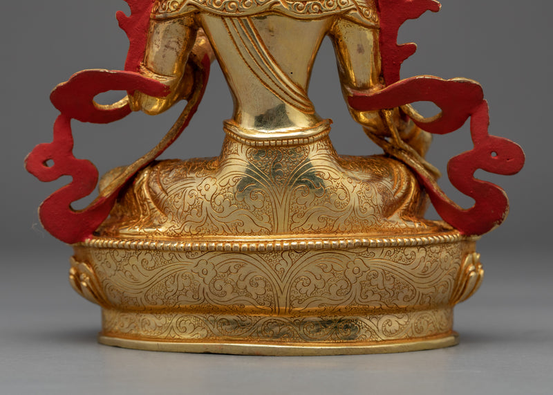 Green Tara Sculpture Nepal | Handmade Bodhisattva Statue