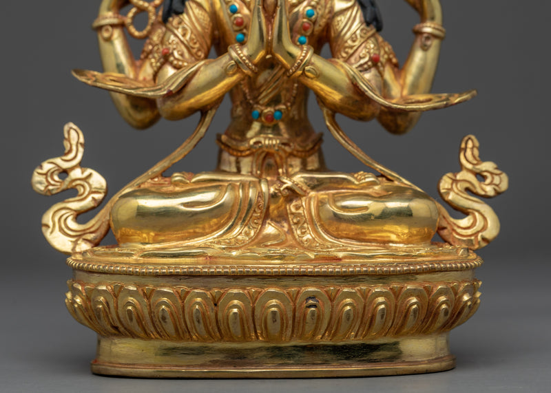 Four Arm Bodhisattva Statue | Buddhist Bodhisattva Of Compassionate