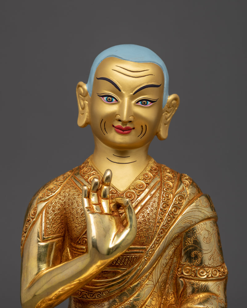 Je Tsongkhapa Sculpture Set | Gyaltsab Je | Khedrup Je