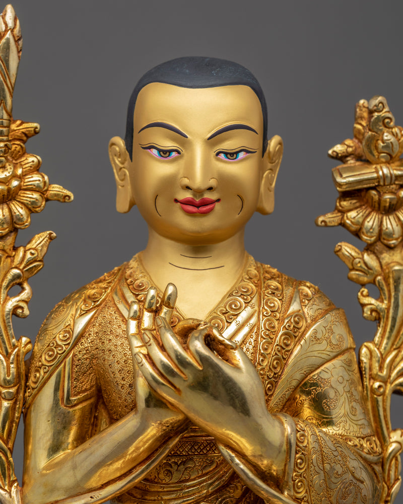 Je Tsongkhapa Sculpture Set | Gyaltsab Je | Khedrup Je