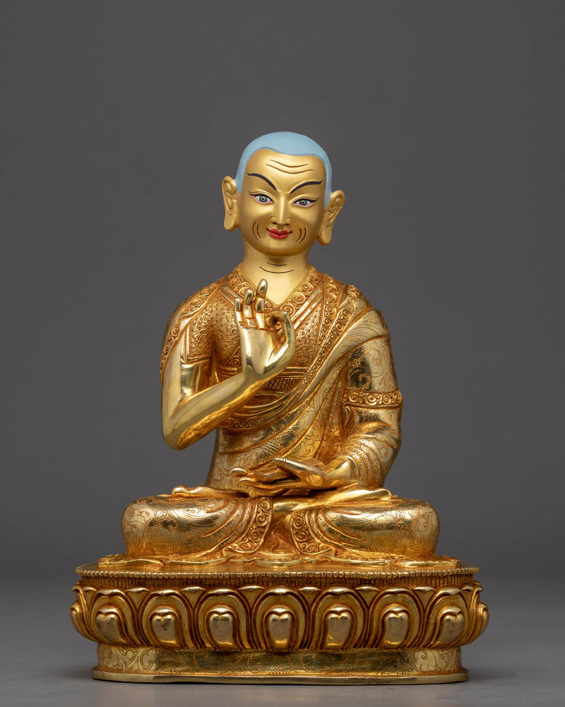 Je Tsongkhapa Sculpture Set | Gyaltsab Je | Khedrup Je