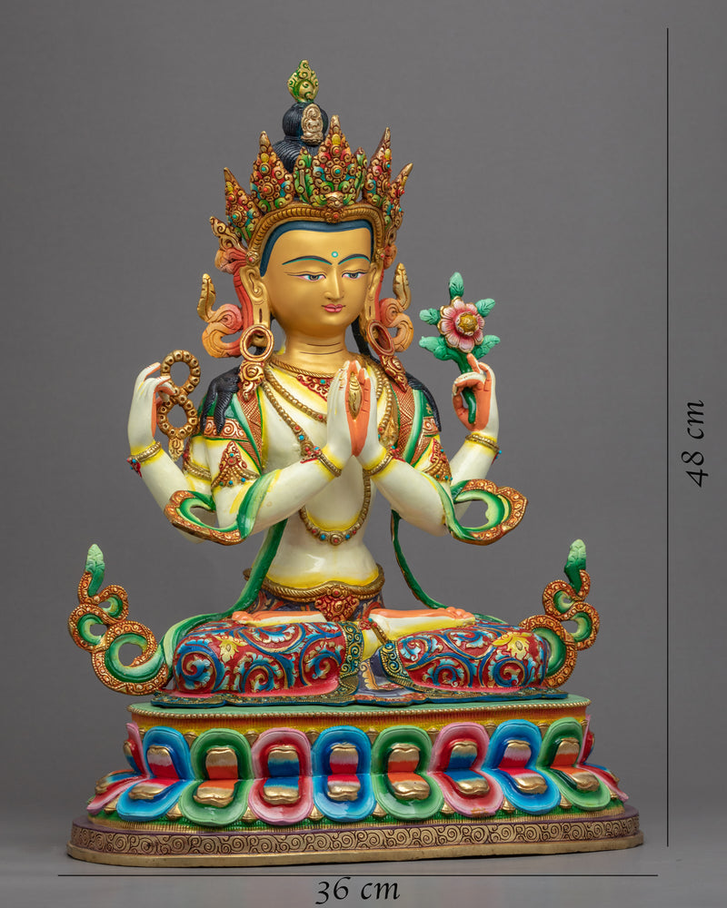 Namo Avalokiteshvara Sculpture | Bodhisattava of Compassion