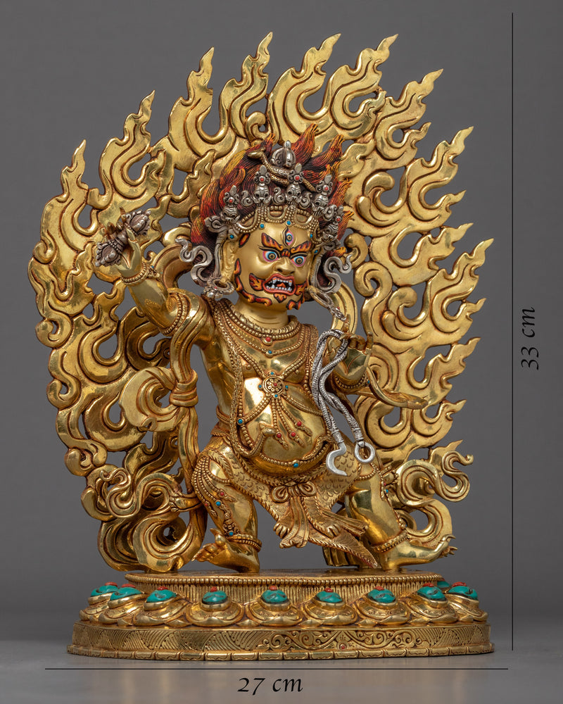 Vajrapani Buddha Sculpture | Hand Carved Bodhisattva Statue