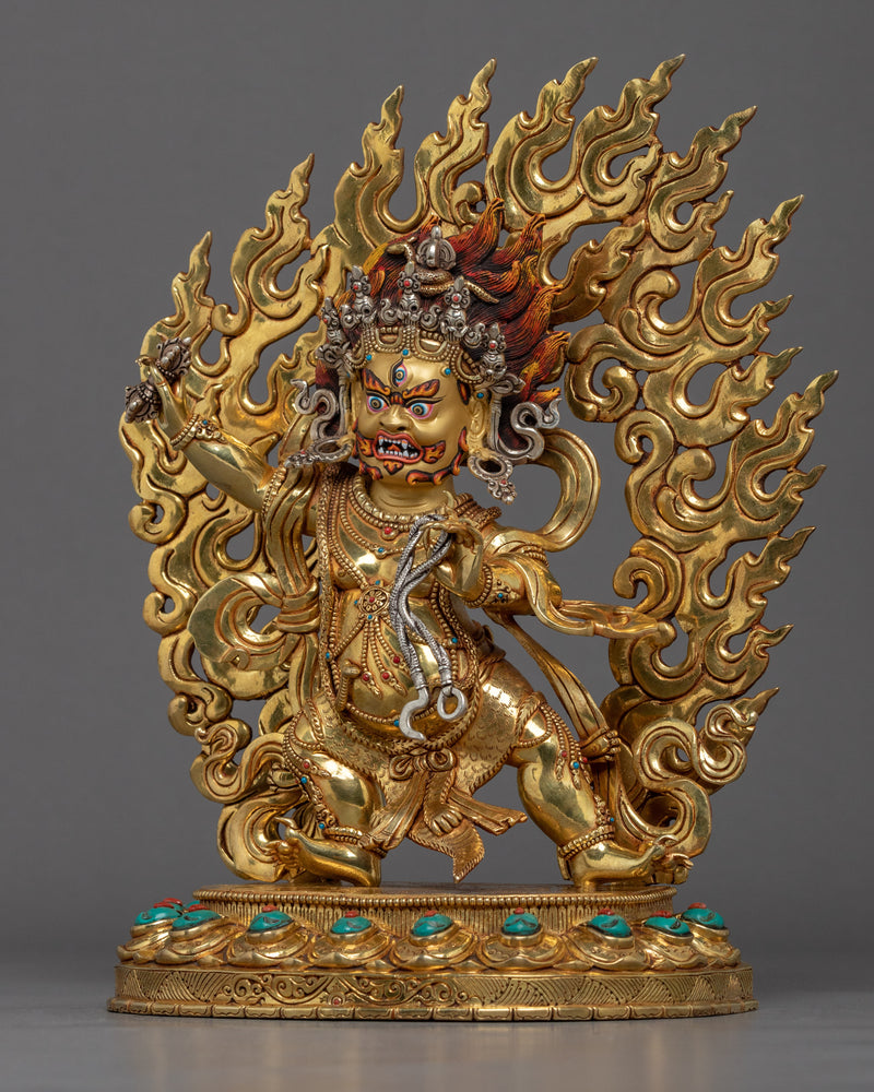 Vajrapani Buddha Sculpture | Hand Carved Bodhisattva Statue