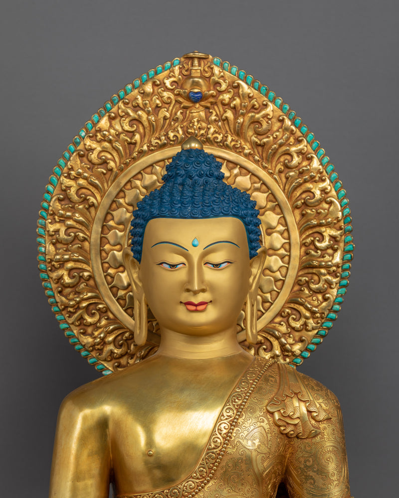 Ancient Shakyamuni Buddha Statue | Buddhist Meditation Statue