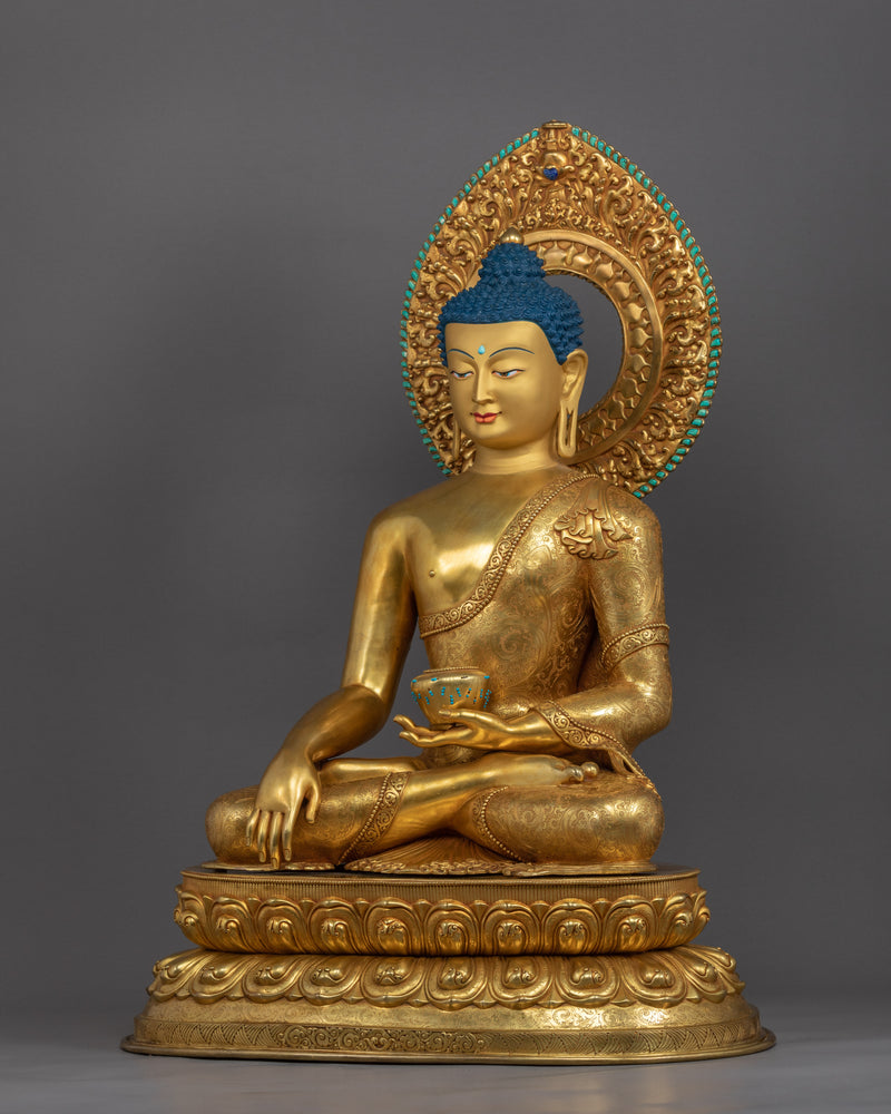 Ancient Shakyamuni Buddha Statue | Buddhist Meditation Statue