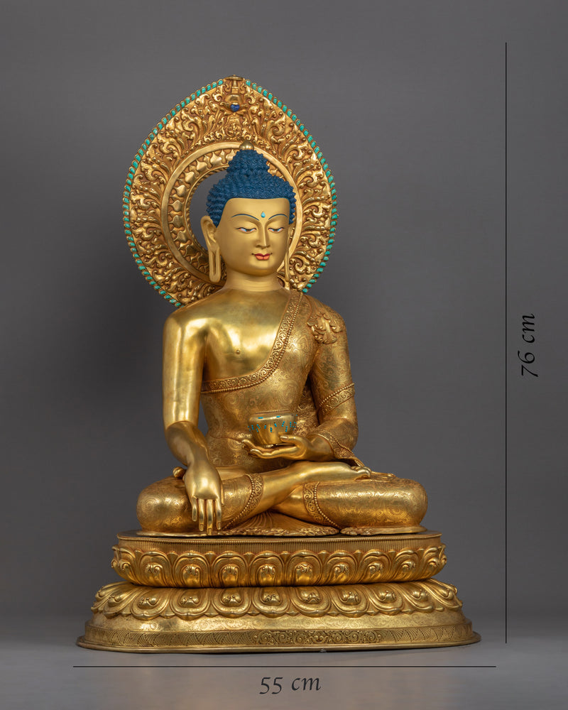 Ancient Shakyamuni Buddha Statue | Buddhist Meditation Statue