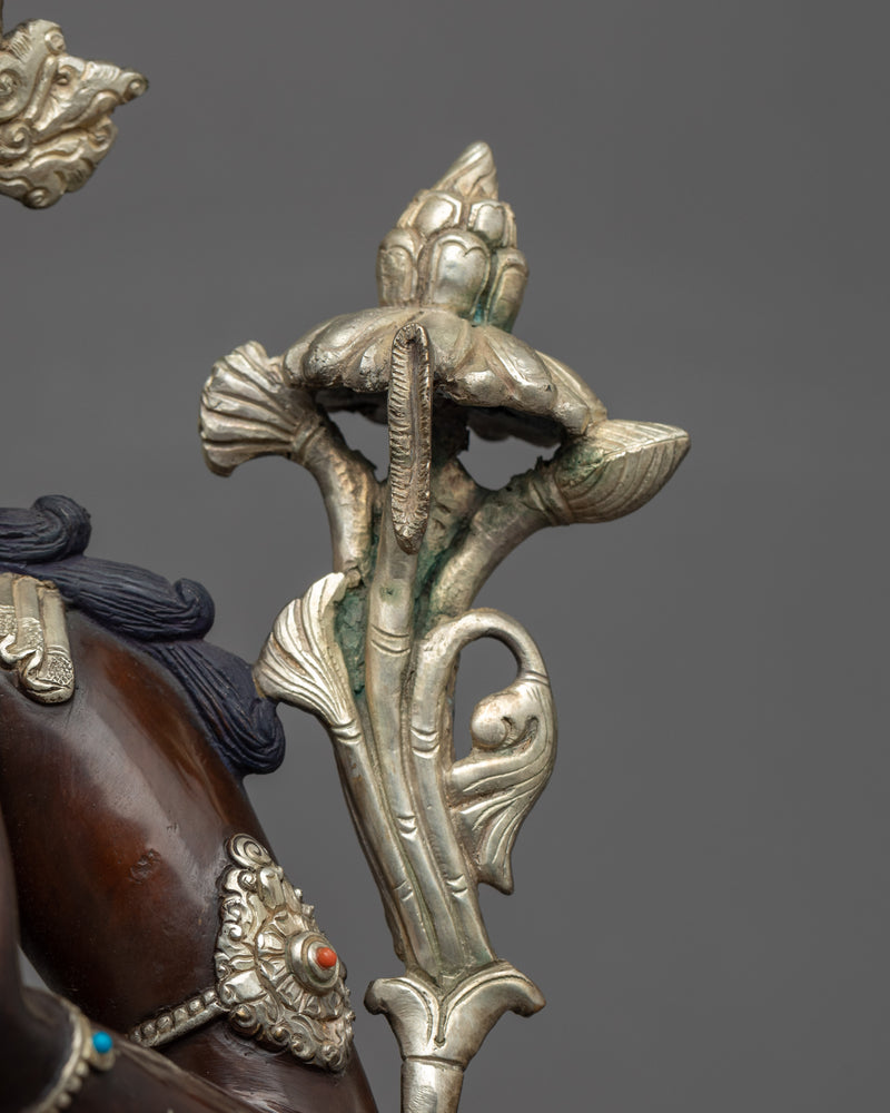 Tara Green Goddess Statue | Traditionally Hand Carved Art