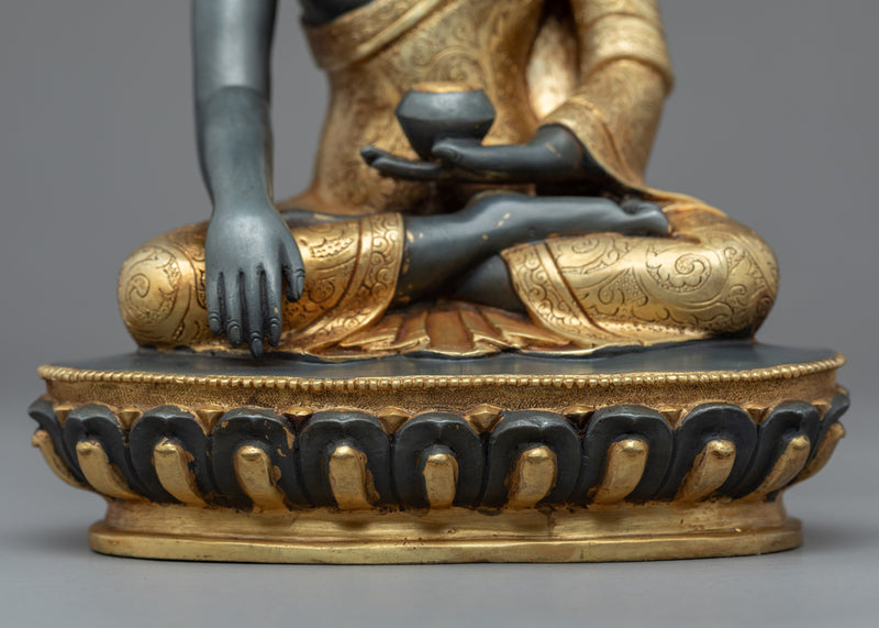 Gautam Buddha Siddhartha Statue | 24K Gold Hand Carved Statue