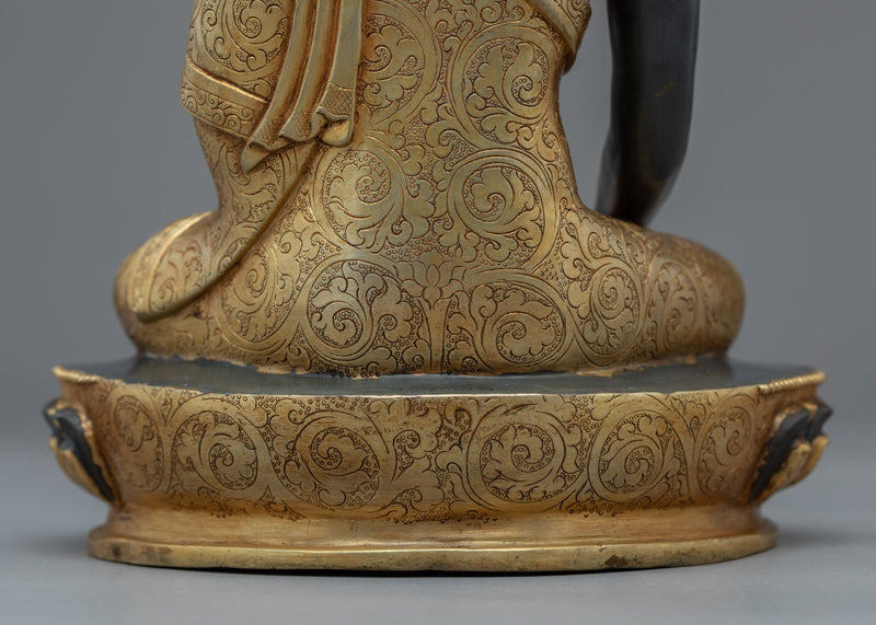 Gautam Buddha Siddhartha Statue | 24K Gold Hand Carved Statue