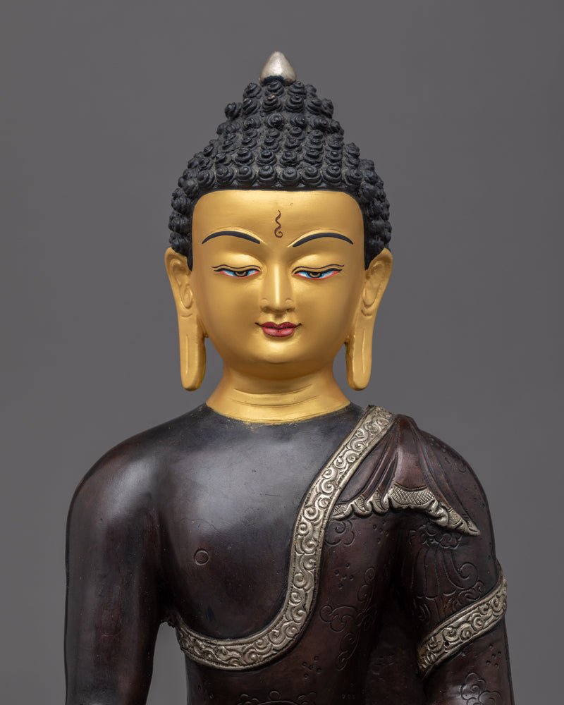 Shakyamuni Buddha Tibetan Sculpture | Traditional Buddhist Art