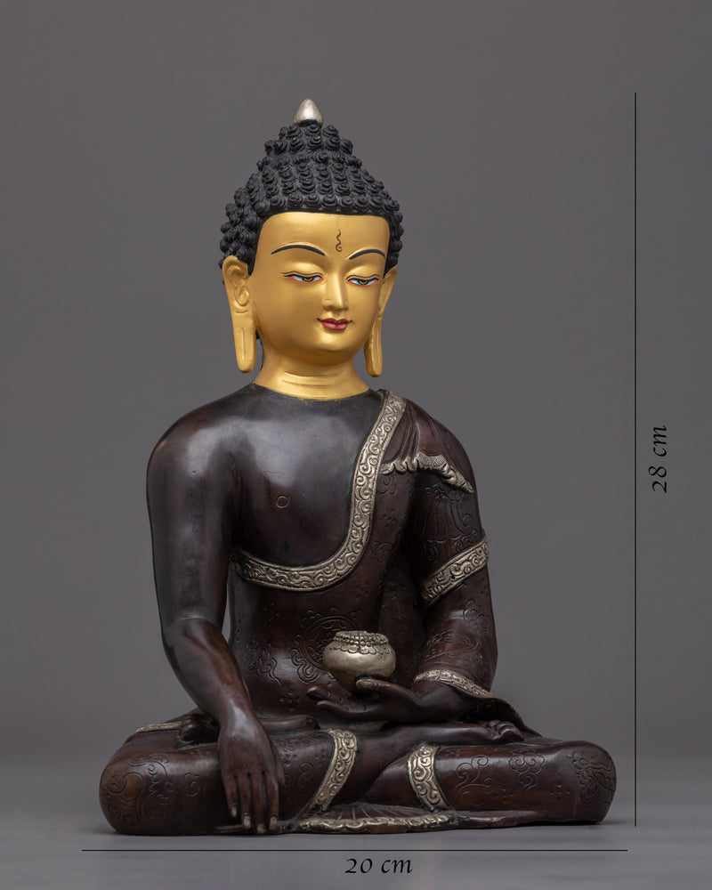 Shakyamuni Buddha Tibetan Sculpture | Traditional Buddhist Art