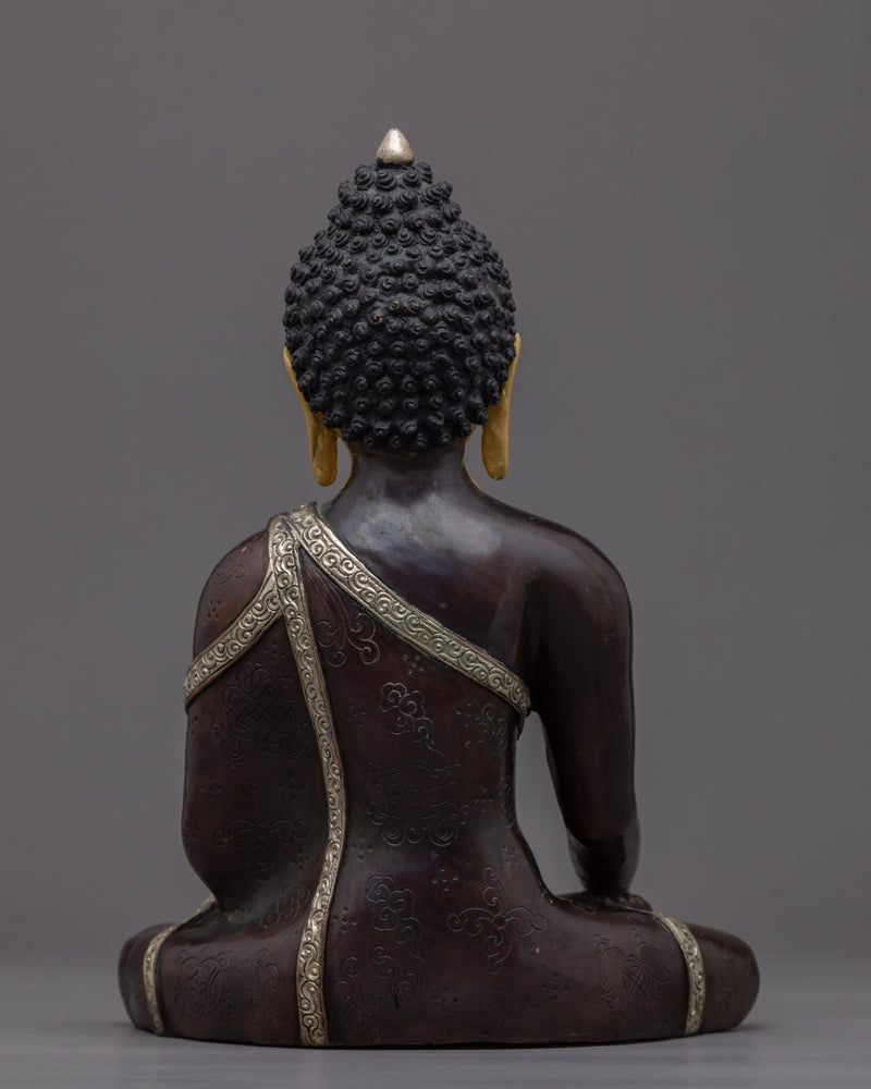 Shakyamuni Buddha Tibetan Sculpture | Traditional Buddhist Art