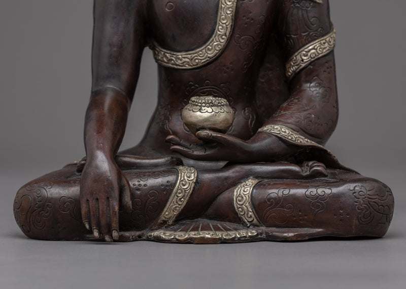 Shakyamuni Buddha Tibetan Sculpture | Traditional Buddhist Art