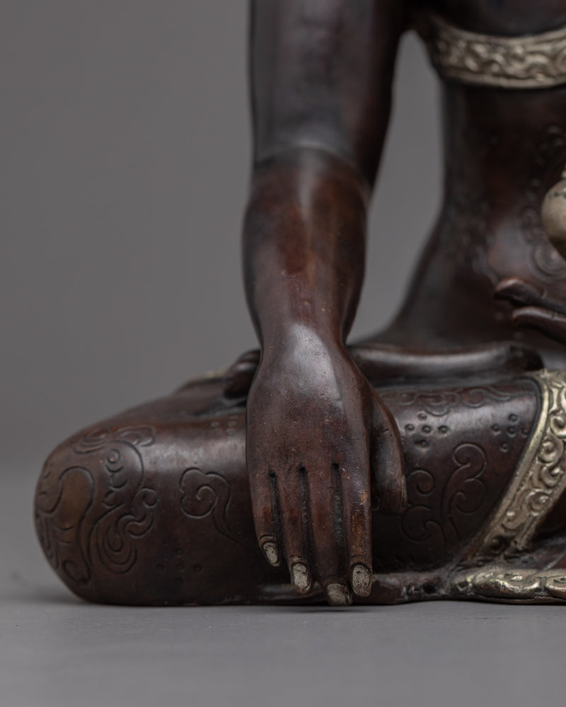 Shakyamuni Buddha Tibetan Sculpture | Traditional Buddhist Art