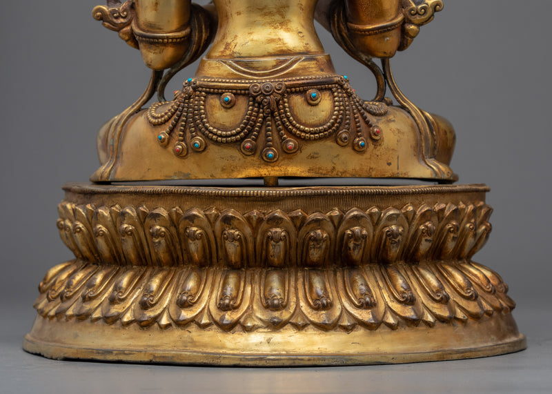 God Of The Wisdom Sculpture | Tibetan Bodhisattva Of Wisdom