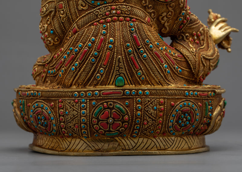 A Practice Of Padmasambhava Statue | Guru Rinpoche Handmade Sculpture