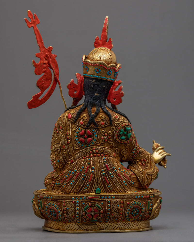 A Practice Of Padmasambhava Statue | Guru Rinpoche Handmade Sculpture