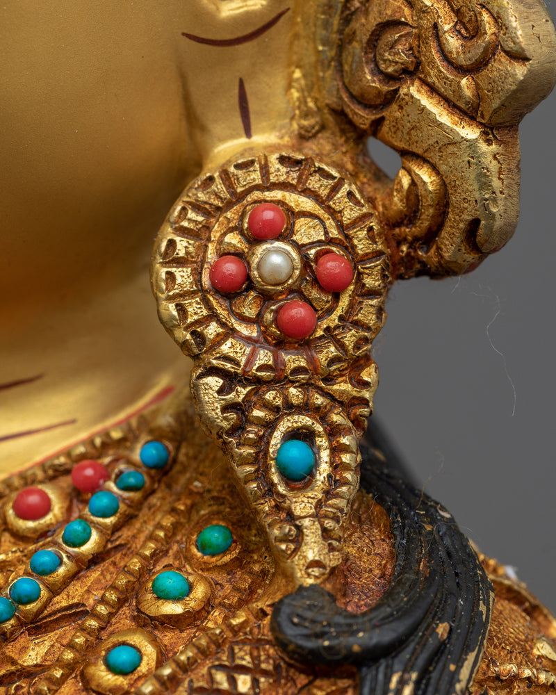 A Practice Of Padmasambhava Statue | Guru Rinpoche Handmade Sculpture