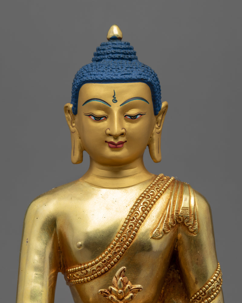 Medicine Buddha Puja Statue | Traditional Healing Buddha Sculpture