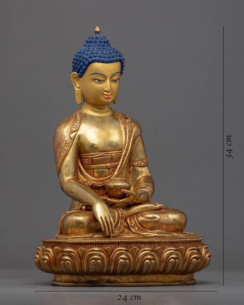 Shakyamuni Buddha Statue Online | Traditiona Tibetan Buddha Sculpture