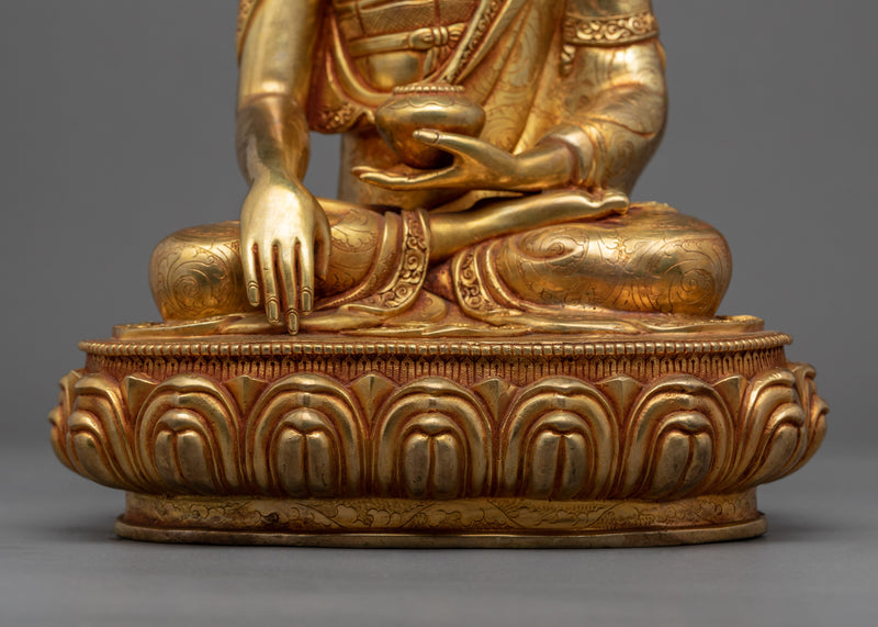 Shakyamuni Buddha Statue Online | Traditiona Tibetan Buddha Sculpture