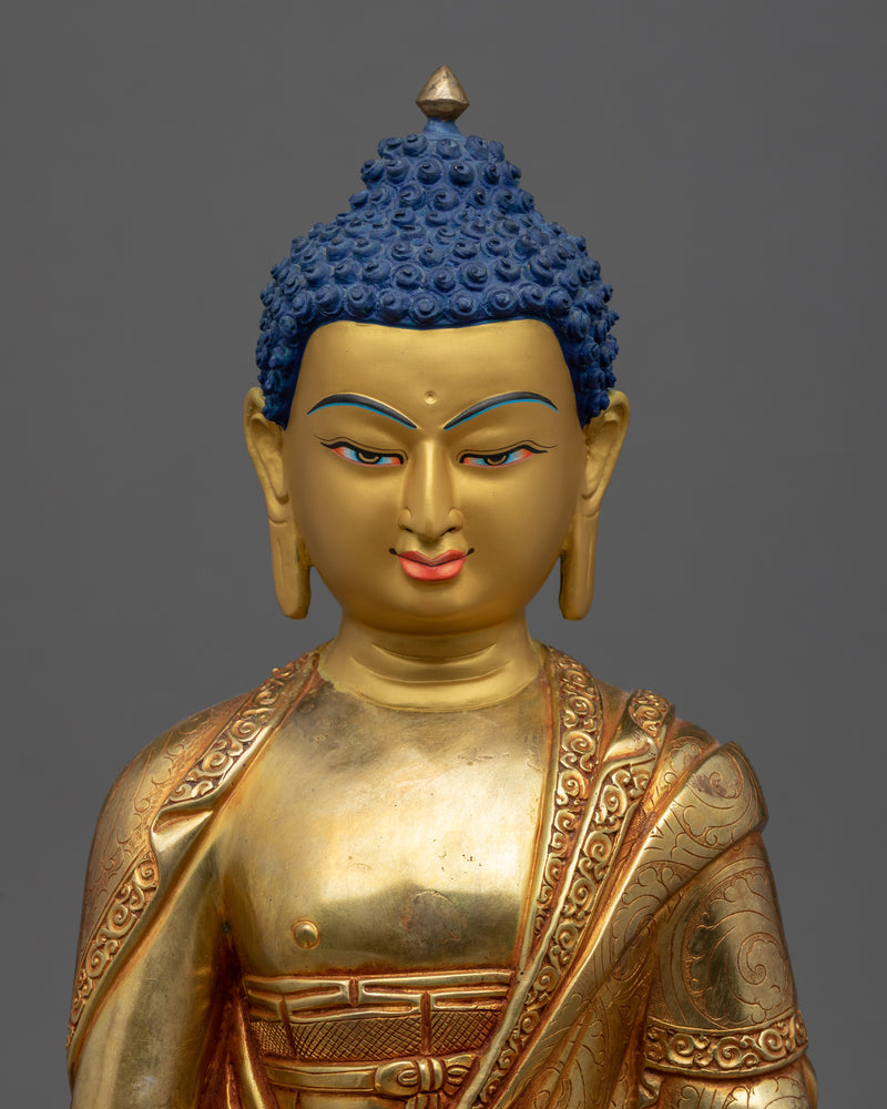 Shakyamuni Buddha Statue Online | Traditiona Tibetan Buddha Sculpture