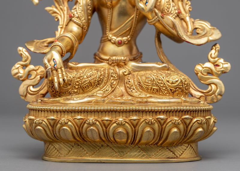 The White Tara Statue | Tibetan Buddha Sculpture For Mindfulness