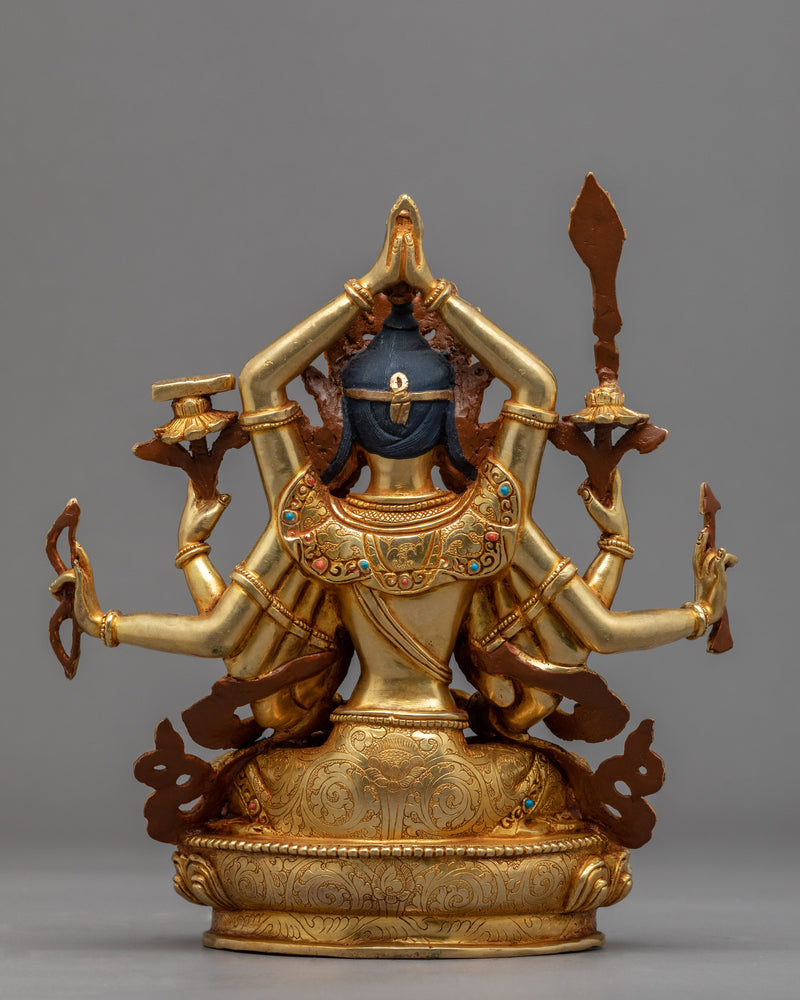 Traditional Manjusri Bodhisattva Statue | The Manjushri Namasangati Artwork