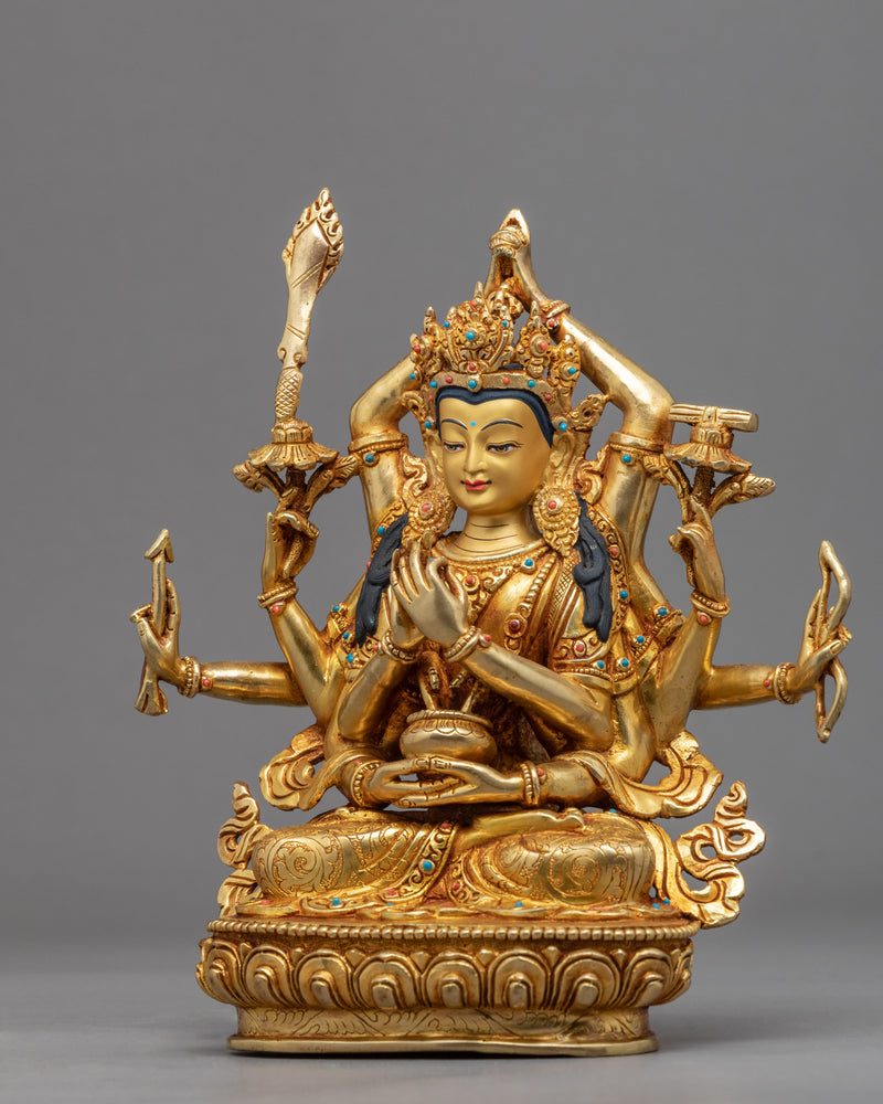 Traditional Manjusri Bodhisattva Statue | The Manjushri Namasangati Artwork