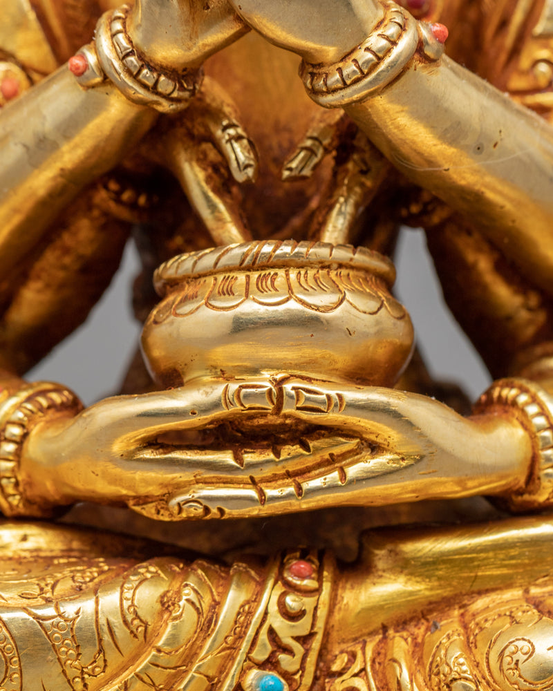 Traditional Manjusri Bodhisattva Statue | The Manjushri Namasangati Artwork