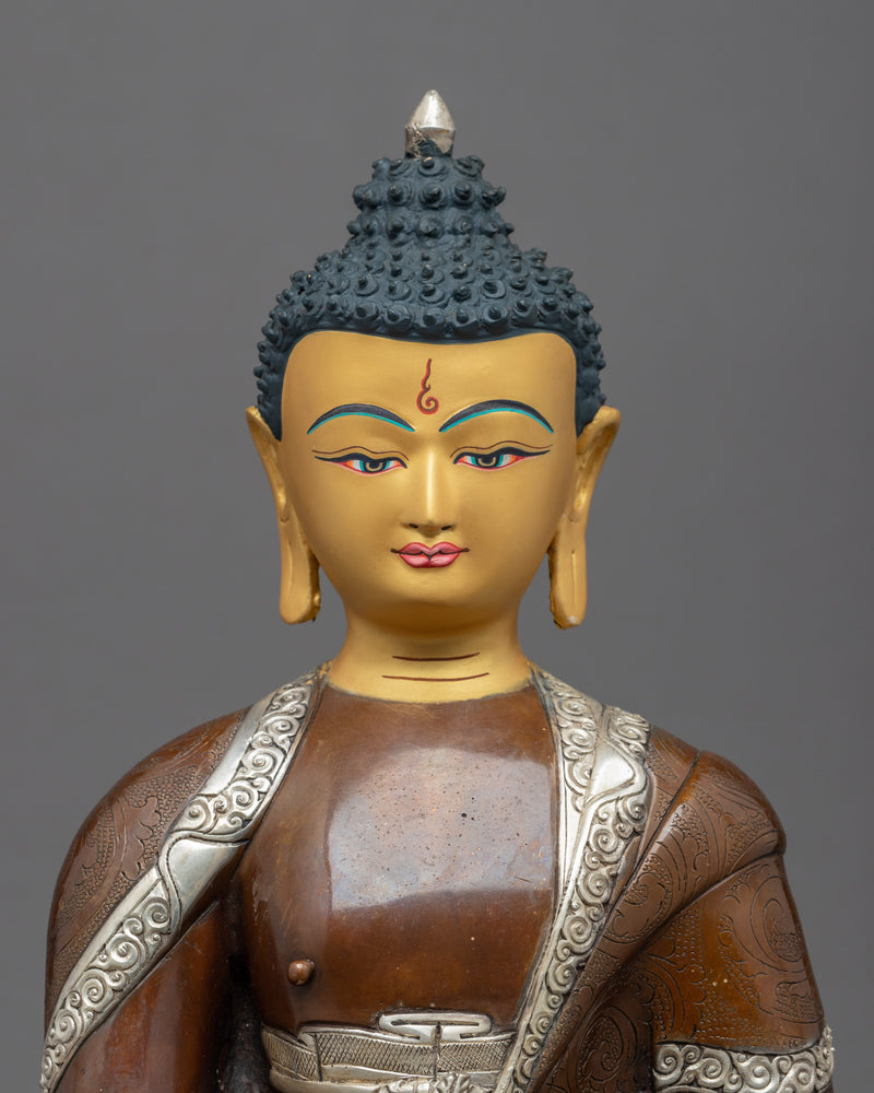 Bhaisajyaguru Medicine Buddha Statue | Gold Gilded Statue For Meditation