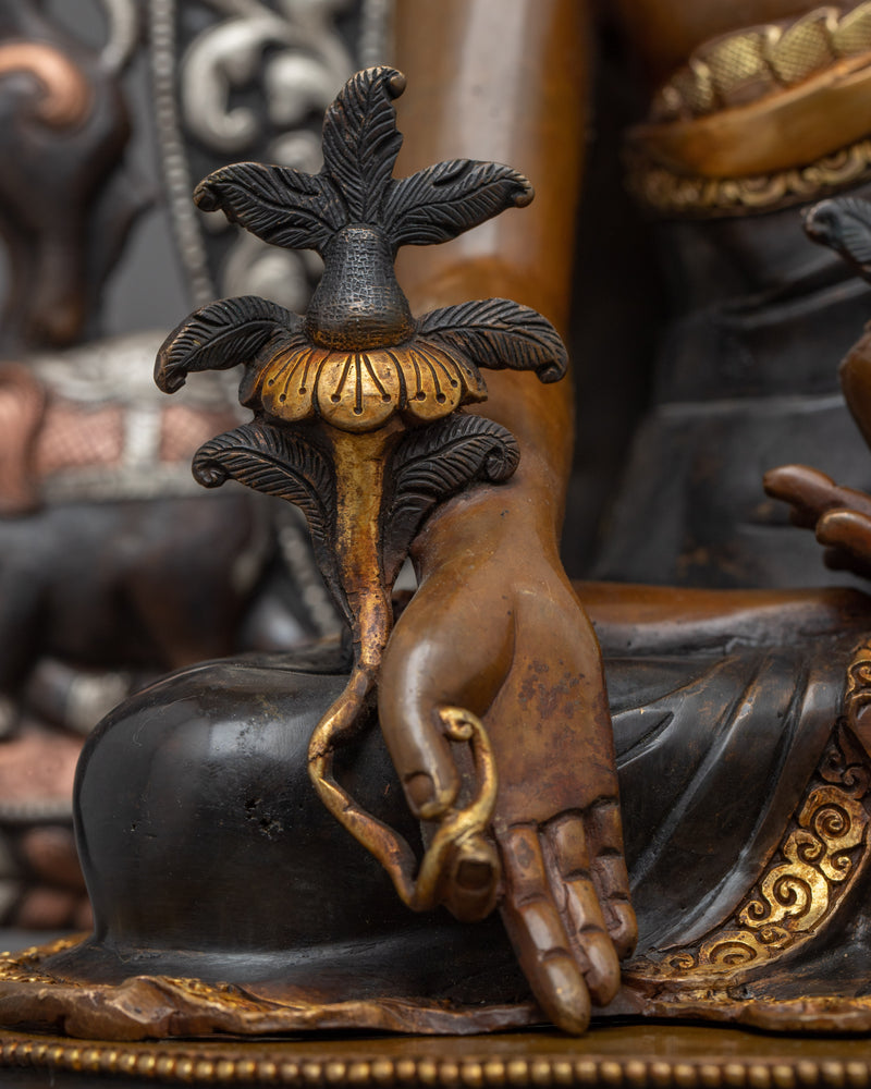 Tibetan Healing Buddha Statue | Himalayan Medicine Buddha Sculpture