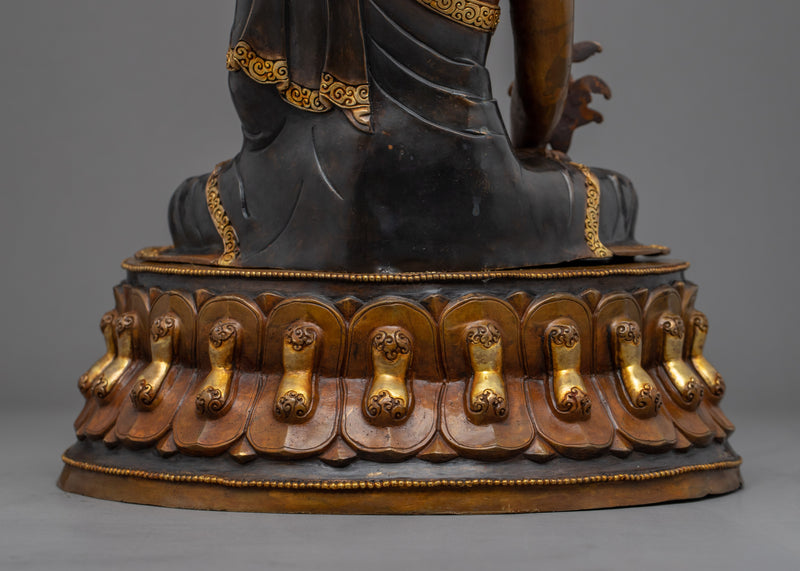 Tibetan Healing Buddha Statue | Himalayan Medicine Buddha Sculpture