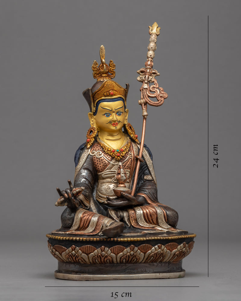 Guru Rinpoche Practice Statue | Tibetan Master Padmasambhava Sculpture