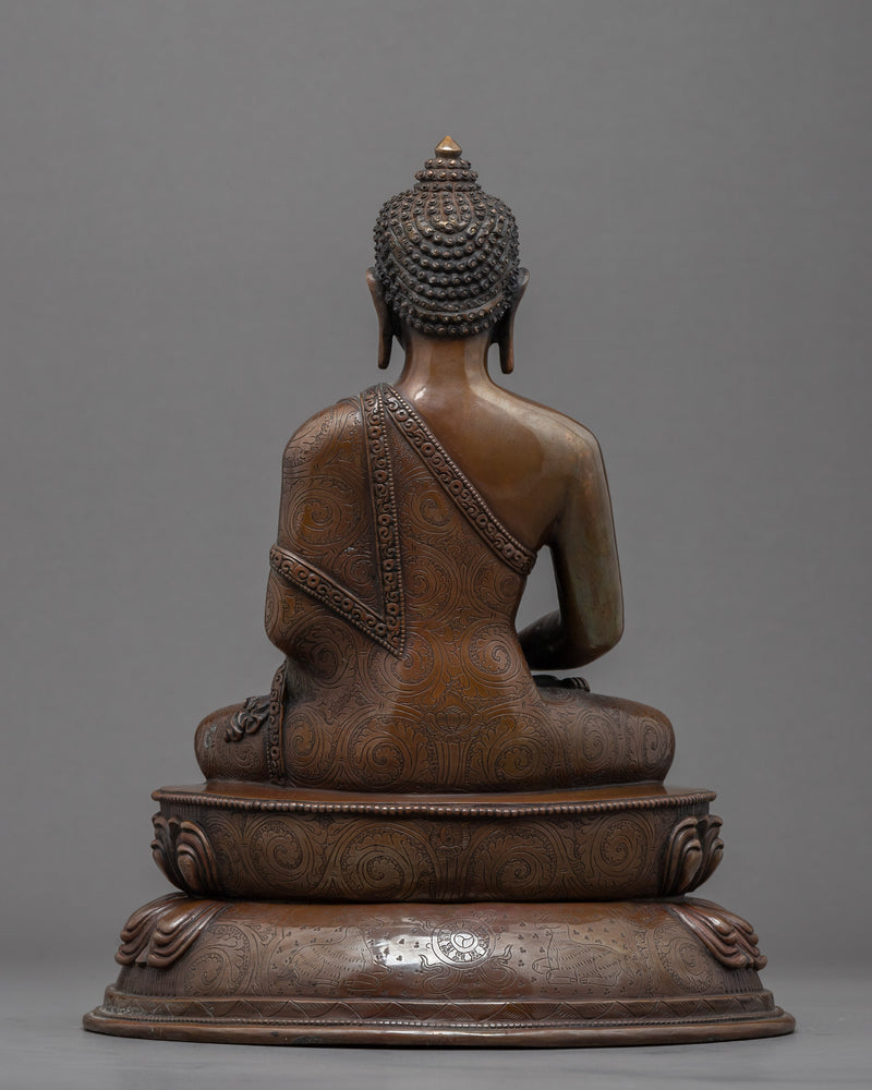 Buddha Amitabha Prayer Statue | Buddhist Deity Of Longevity Amitabha Sculpture