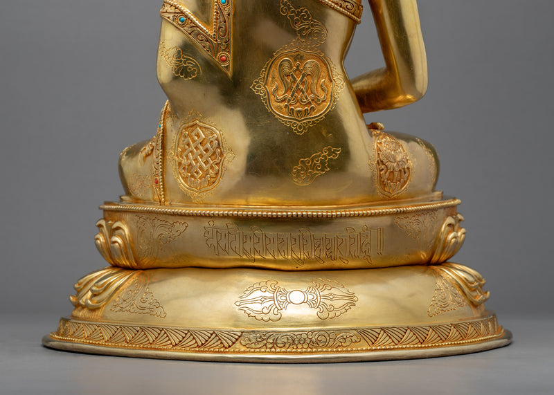 Chanting Amitabha Buddha Sculpture | Traditional Himalayan Art