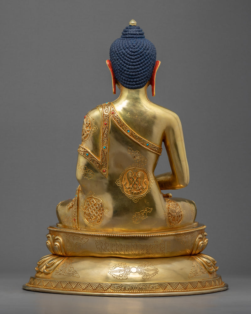 Chanting Amitabha Buddha Sculpture | Traditional Himalayan Art