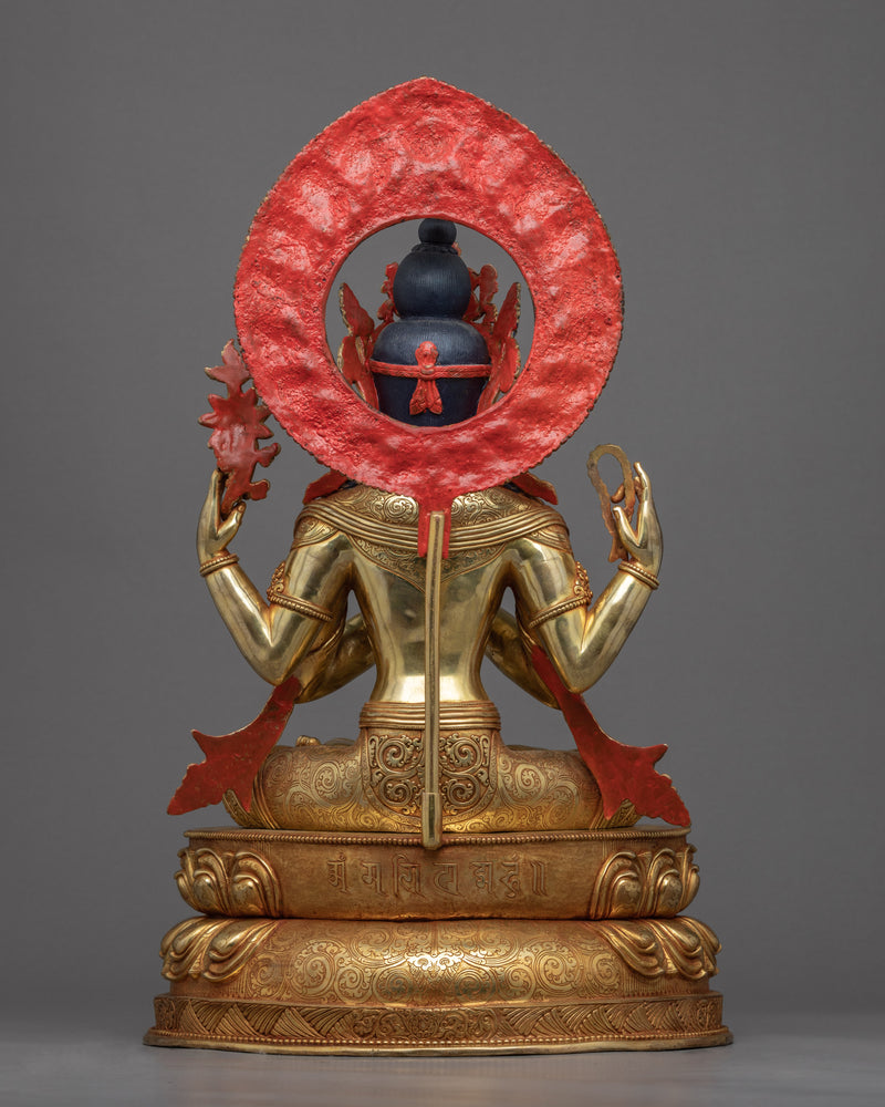 Chenrezig Sadhana Statue | Bodhisattva Avalokiteshvara Sculpture