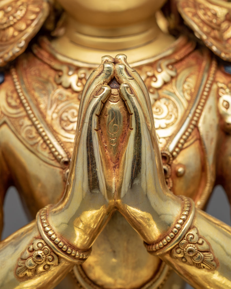 Chenrezig Sadhana Statue | Bodhisattva Avalokiteshvara Sculpture