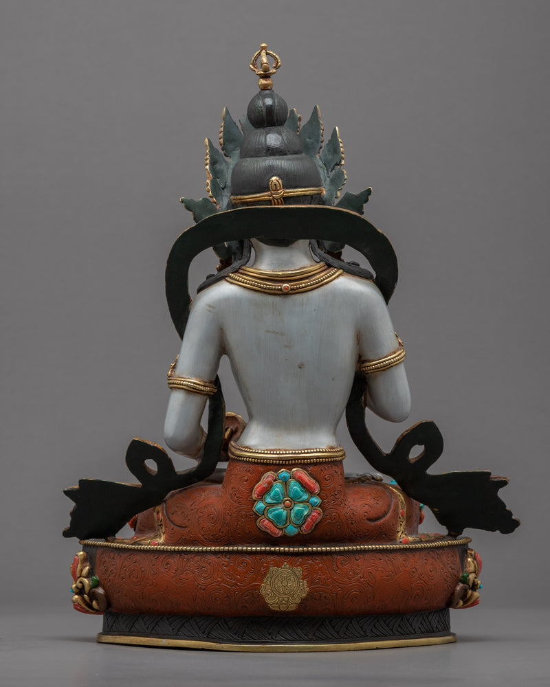 Vajrasattva Mudra Statue | Tibetan Buddha Sculpture For Mindfulness