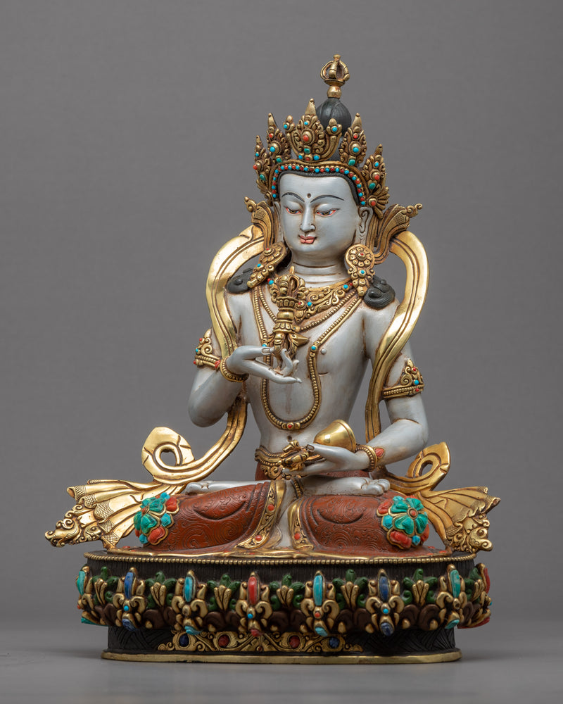 Vajrasattva Mudra Statue | Tibetan Buddha Sculpture For Mindfulness