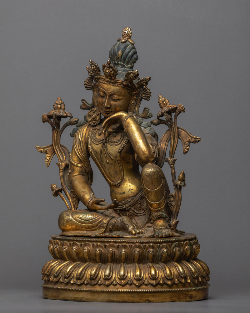 Chenrezig Antiques Statue | Buddhist Mother of Compassion